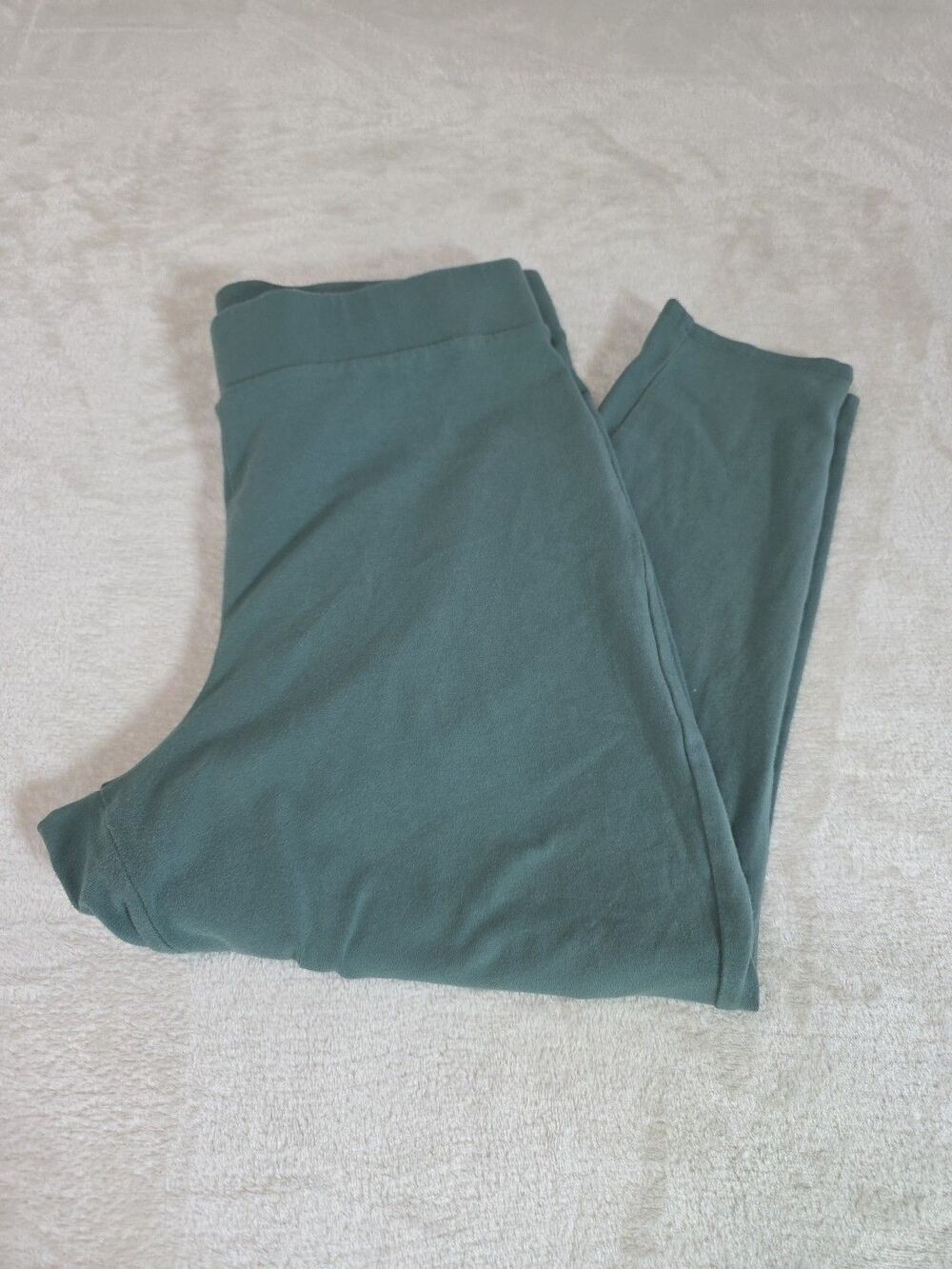 Torrid Premium Legging Crop Length Size 2 Green Cotton/Spandex Elastic Waist - Picture 1 of 7